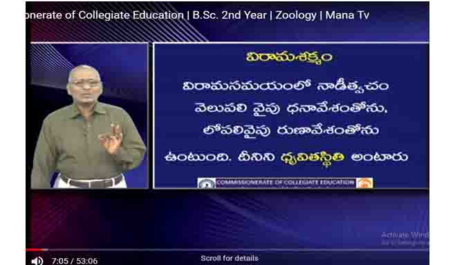 Mana TV presentation by Dr. N. Srinivas