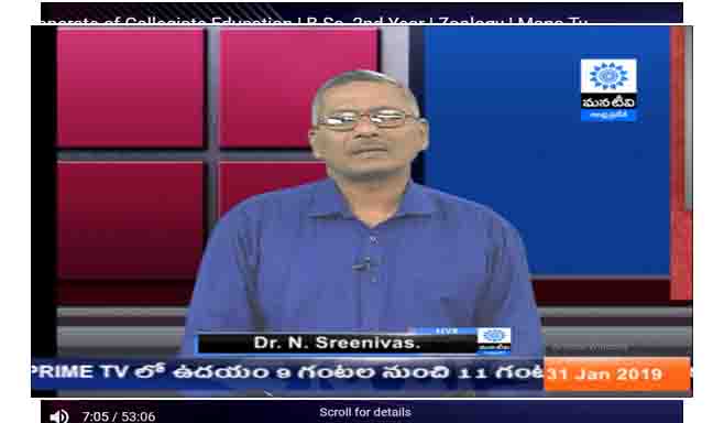 Mana TV presentation by Dr. N. Srinivas