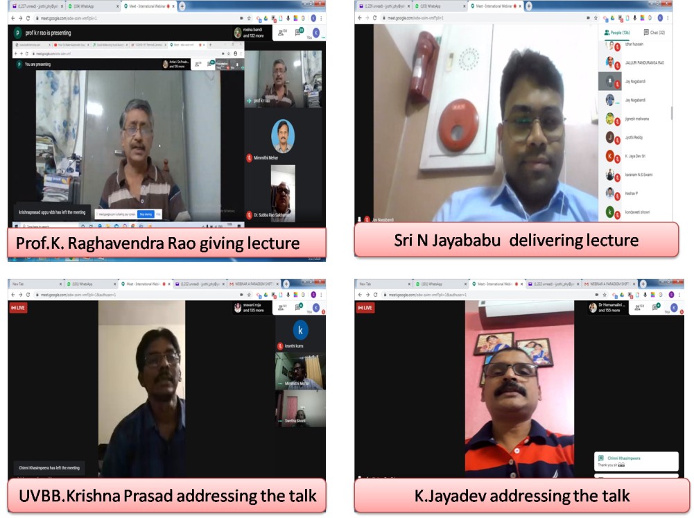 Webinar on Impact of Covid-19 on environment and Science and Technology - Day 2
