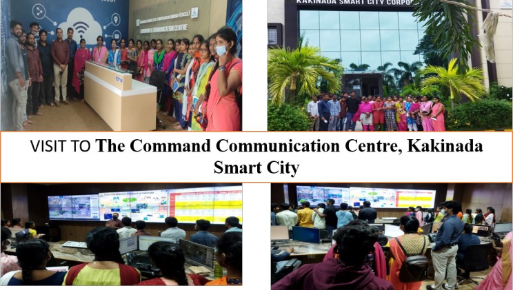 Visit to The Command Communication Centre, Kakinada Smart City