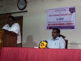 Guest lecture by Dr.T.Ashok, Registrar Adhikavi Nannaya University